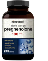 NatureBell envase frontal de pregnenolona mostrando presentación y beneficio práctico