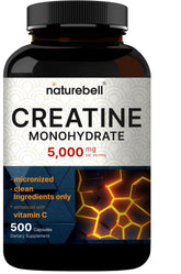 NatureBell envase frontal mostrando 500 cápsulas y beneficio de dosificación clara
