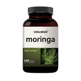 NatureBell frasco frontal mostrando 240 cápsulas y beneficios del producto