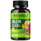 NATURELO frasco frontal mostrando diseño y beneficio vegano