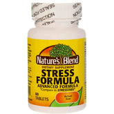 Nature's Blend frasco frontal mostrando 60 tabletas para apoyo vitamínico