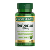 Nature's Bounty botella frontal con etiqueta clara y beneficios visibles