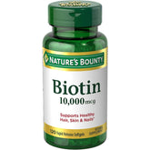 Nature's Bounty frasco frontal mostrando 120 softgels y beneficio de dosificación alta