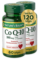 Nature's Bounty frasco frontal del producto mostrando soporte cardiovascular