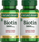 Nature's Bounty frasco frontal mostrando el label y beneficios visibles