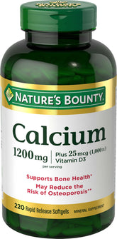 Nature's Bounty vista frontal del envase con información clara y beneficios visibles