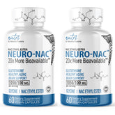 Nature's Fusions frasco frontal mostrando 120 cápsulas y beneficios clave