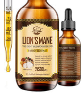 Nature's live frasco frontal mostrando etiqueta y beneficio de claridad mental