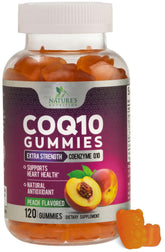 Nature's Nutrition frasco delante mostrando gominolas y dosis clara