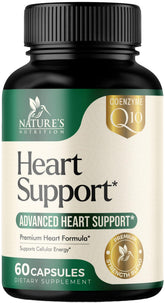 Nature's Nutrition frasco frontal mostrando la etiqueta y beneficios visibles