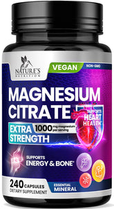 Nature's Nutrition frasco frontal mostrando etiqueta clara y confianza