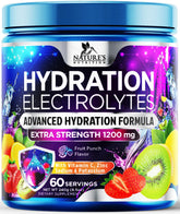 Nature's Nutrition frente del envase mostrando marca y beneficios