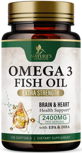 Nature's Nutrition frente del envase mostrando cantidad y fuerza