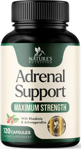 Nature's Nutrition frasco frontal y beneficios de energía