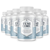 Nature’s NutriWave frasco FemiCore frente mostrando etiqueta clara y beneficios