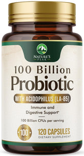 Nature's Peak frasco frontal mostrando etiqueta y beneficio digestivo