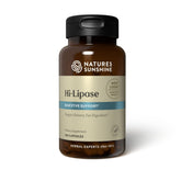 Nature's Sunshine frasco Hi-Lipase frontal mostrando etiqueta clara y uso diario