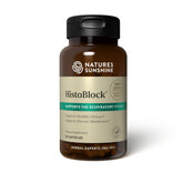 Nature's Sunshine frasco HistaBlock al frente, presentación clara y beneficios visibles