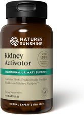 Nature's Sunshine bote frontal mostrando 100 cápsulas, apoyo herbal confiable