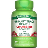 Nature's Truth frasco frontal mostrando etiqueta y beneficio conveniencia