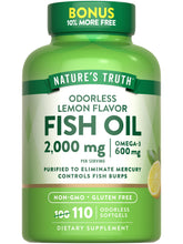 Nature's Truth frasco frontal mostrando 110 perlas y beneficios claros