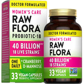 Nature's Truth envase frontal mostrando probiótico femenino 40 mil millones UFC, fácil identificación