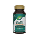 Nature's Way frasco frontal mostrando Lactose Defense y beneficio digestivo