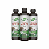 Nature's Way envase frontal del aceite MCT mostrando tamaño y etiquetado beneficioso