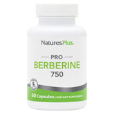 NaturesPlus PRO Berberine frontal mostrando etiqueta clara y beneficio metabólico