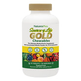 NaturesPlus envase frontal mostrando multivitamínico y beneficio conveniencia