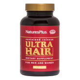 NaturesPlus Ultra Hair vista frontal del envase mostrando el diseño y el beneficio nutritivo