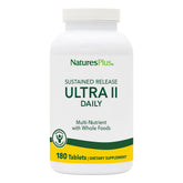 NaturesPlus botella frontal mostrando 180 tabletas y marca confiable