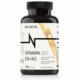 NATUREVOL frasco frontal mostrando la etiqueta y beneficios claros