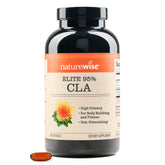 NatureWise envase frontal mostrando 180 softgels y beneficios claros