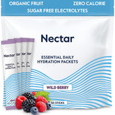 Nectar paquete frontal mostrando diseño y cantidad, fácil reconocimiento y transporte