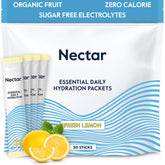 Nectar empaque frontal limón mostrando presentación y beneficio hidratante