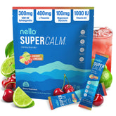 Nello Supercalm frente del empaque mostrando diseño y beneficios visibles