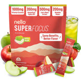 Nello Superfocus frontal del empaque mostrando diseño y conveniencia