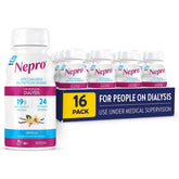 Nepro frontal vainilla mostrando envase y beneficio calórico