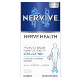 Nervive envase frontal mostrando diseño y concentración de 60 tabletas