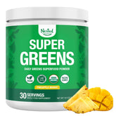 Nested Naturals frente del empaque mostrando certificación orgánica y primer beneficio