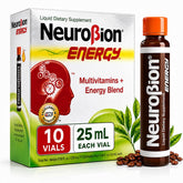 Neurobion frente del empaque mostrando los 10 viales y comodidad