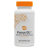 NeuroScience envase frontal mostrando Focus DL y beneficios de claridad