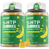 NEVISS empaque frontal mostrando gominolas y beneficios para descanso