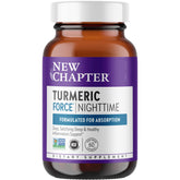 New Chapter frasco frontal mostrando suplemento nocturno y beneficios