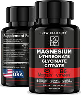 New Elements frasco frontal del suplemento mostrando etiqueta y beneficios