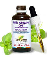 NEW ROOTS HERBAL frasco frontal mostrando la concentración y rendimiento