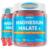Nextdia paquete frontal del Magnesium Malate para identificar producto y beneficios