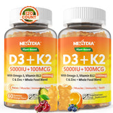 Nextdia envase frontal mostrando gominolas vegetales y beneficios