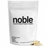 Noble Origins frasco delantero mostrando etiqueta y beneficios nutricionales